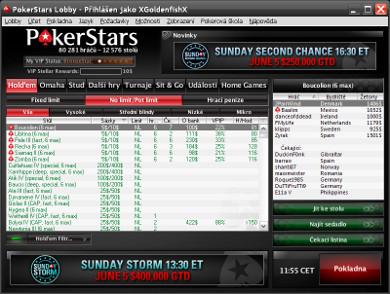 Lobby Texas Holdem Poker