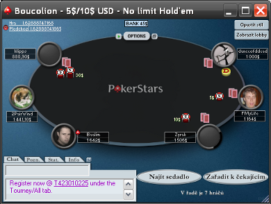 Stôl Texas Holdem Poker